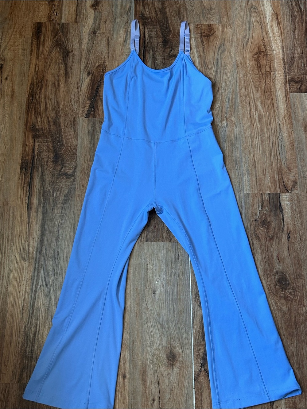 Zella Light Blue Athletic Tank with Adjustable Straps